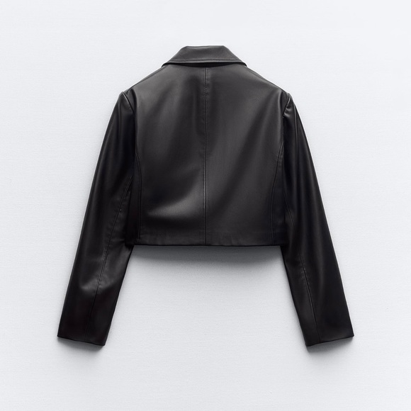 Zara Faux Leather Jacket - Picture 3 of 4